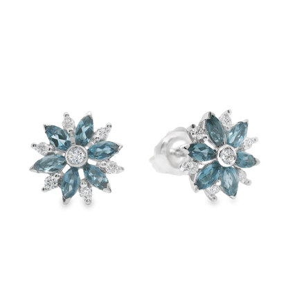 Pendientes de color.