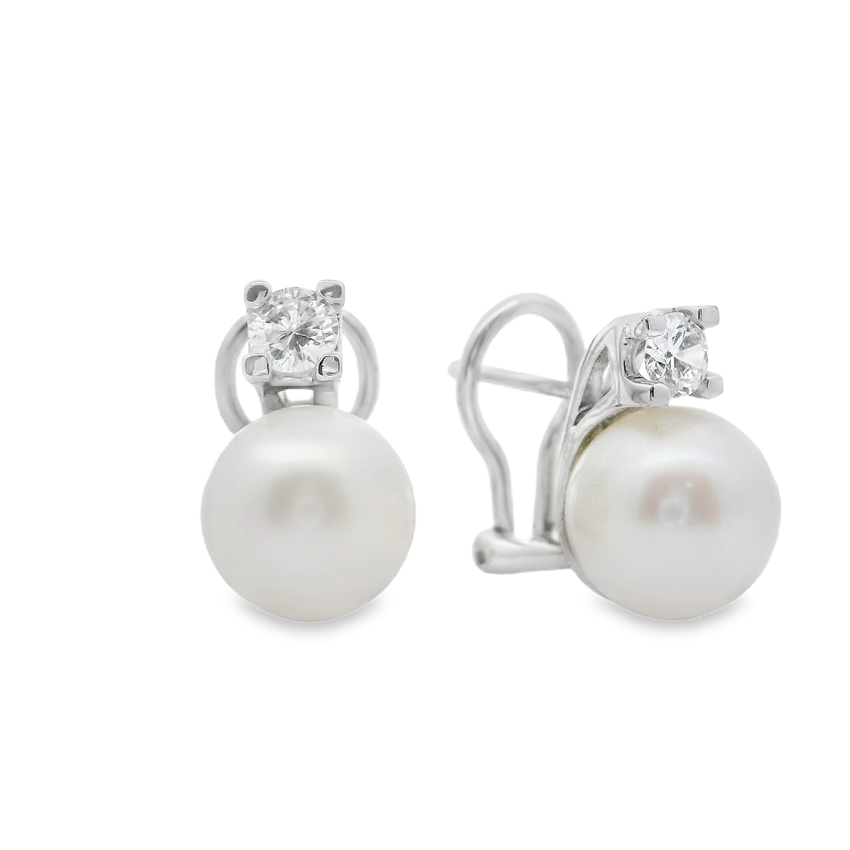 Pendientes de perlas.