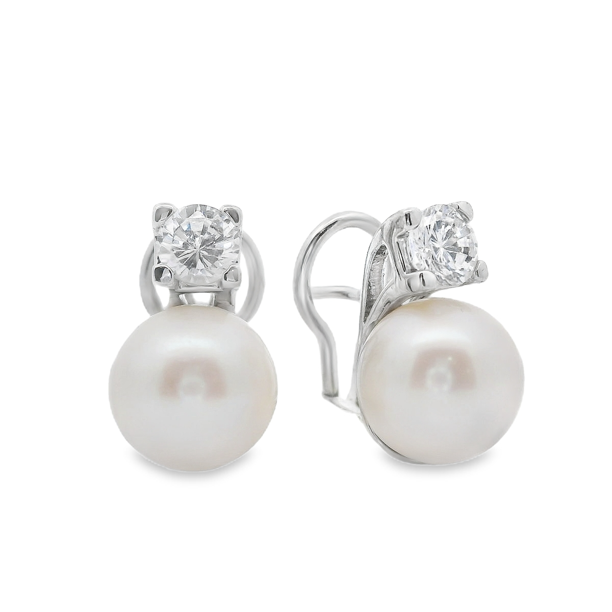 Pendientes de perlas.