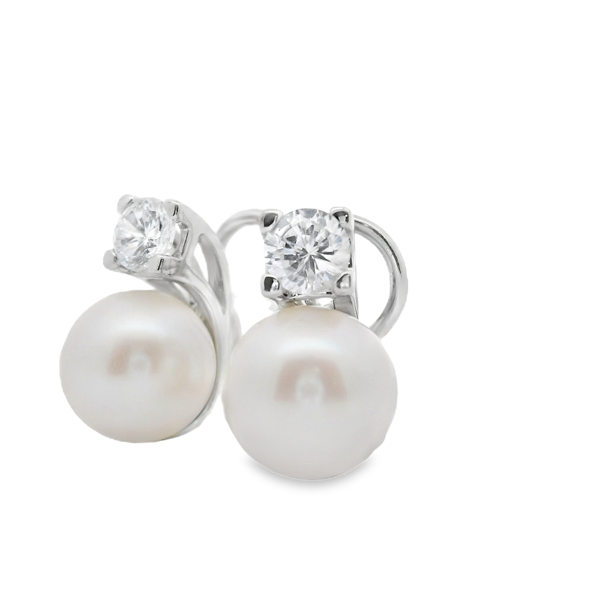 Pendientes de perlas.